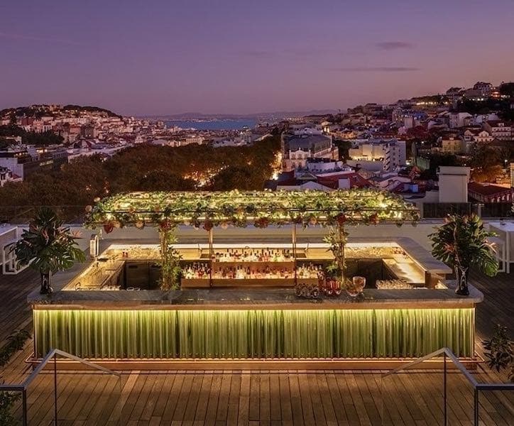 Bar du SEEN Sky Bar dominant Lisbonne