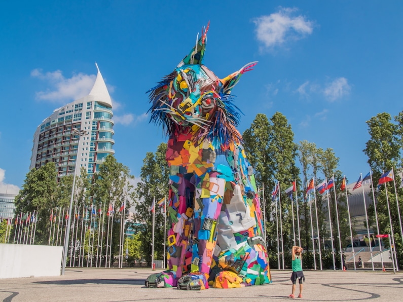 Parques das naçoes Street art Bordalo II