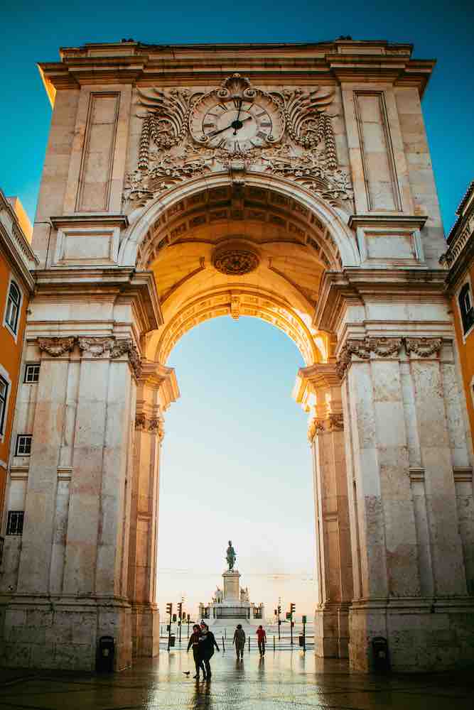 Praça do Comércio à Lisbonne