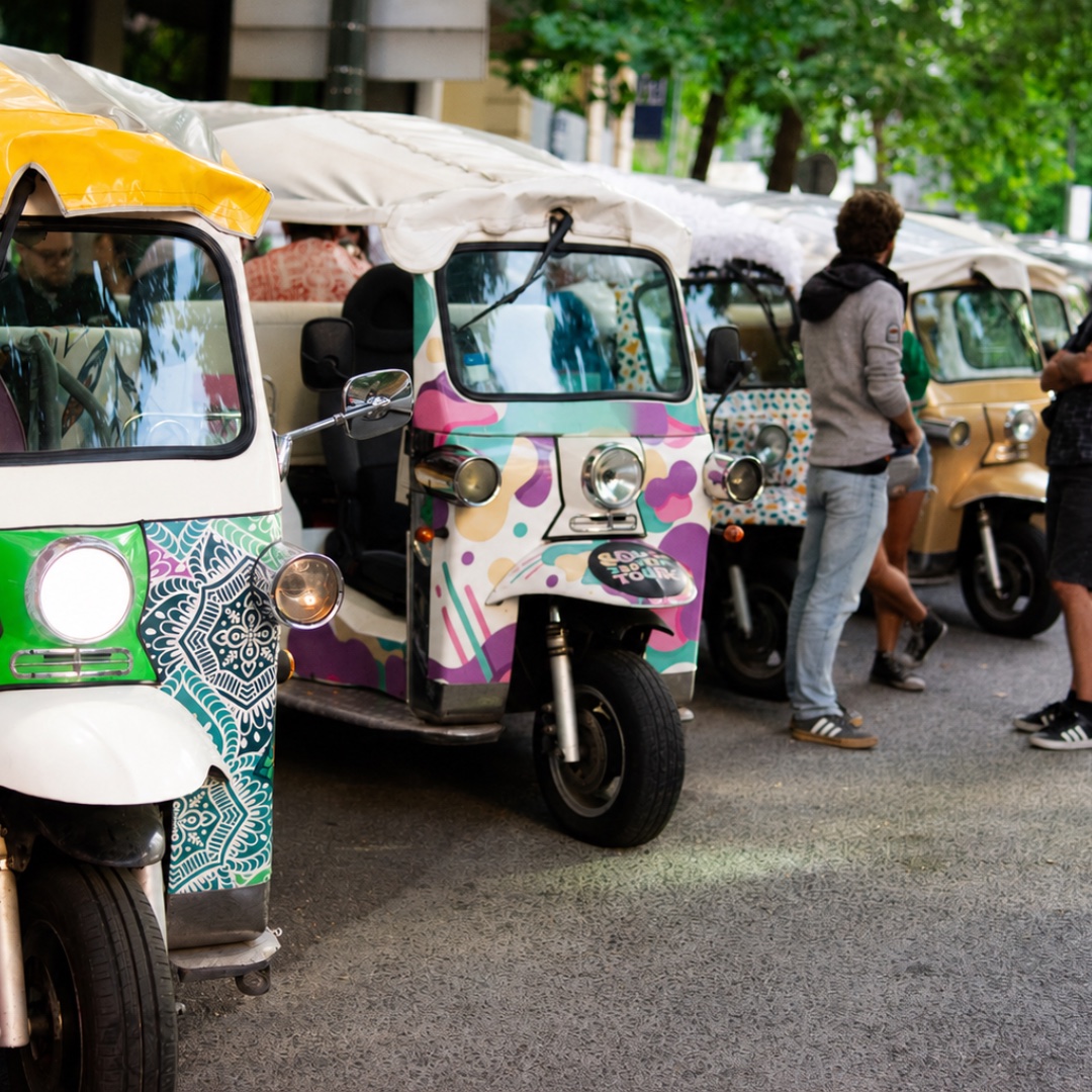 Plusieurs tuk-tuks privés à Lisbonne
